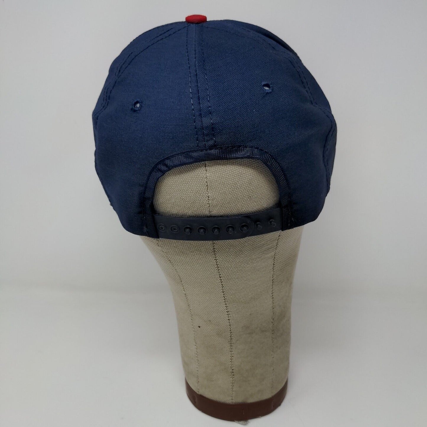 NAPA Safe Driving Award Snapback Hat Blue Red Adjustable Vintage Made USA