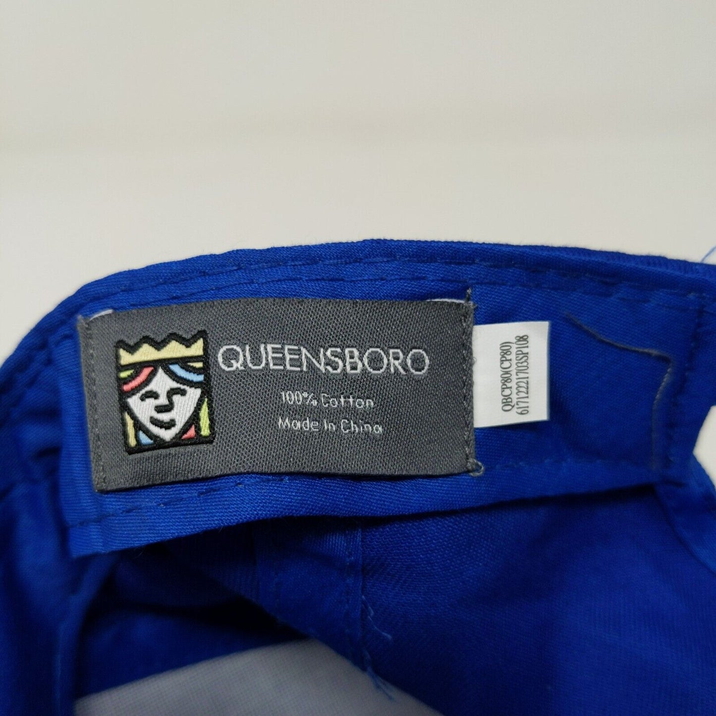 International Rotary Club Queensboro USA Mexico Flag Blue Hat Cap Adjustable