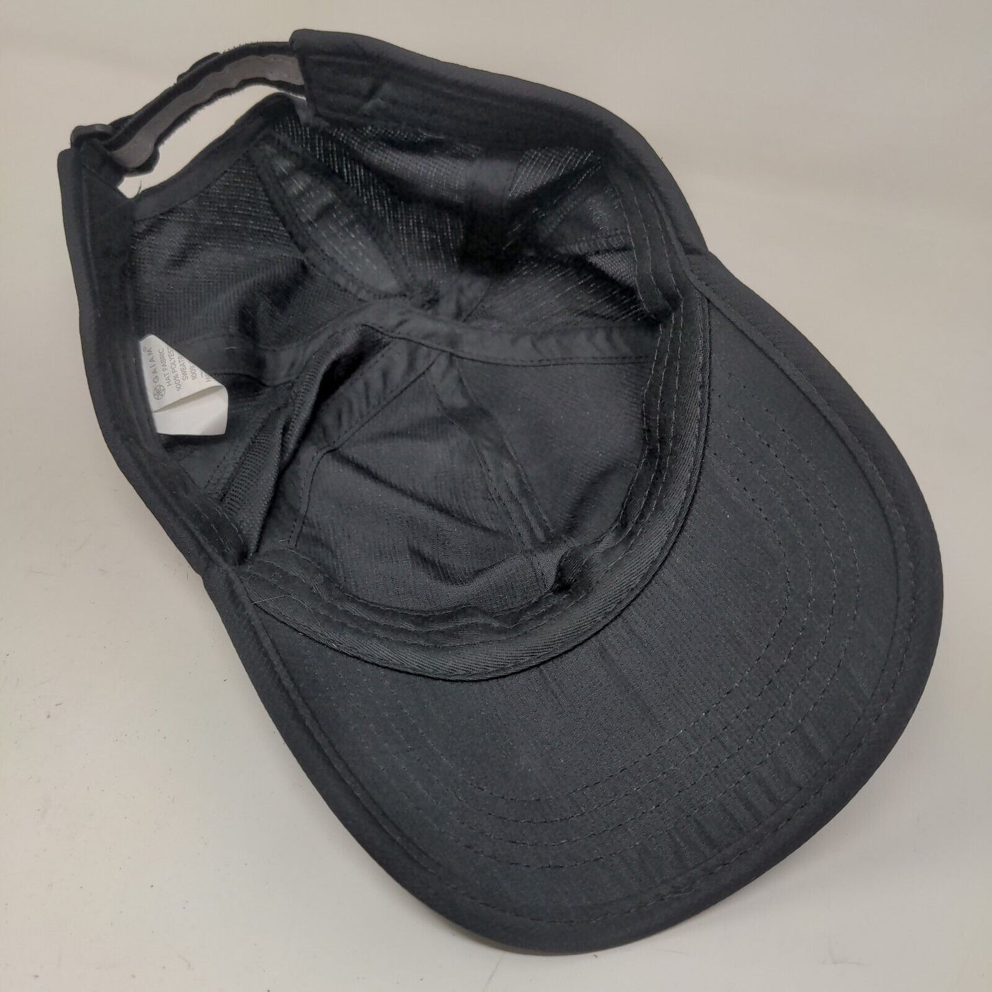 Gaiam Women's Strapback Hat Black Adjustable 100% Polyester 3D Logo