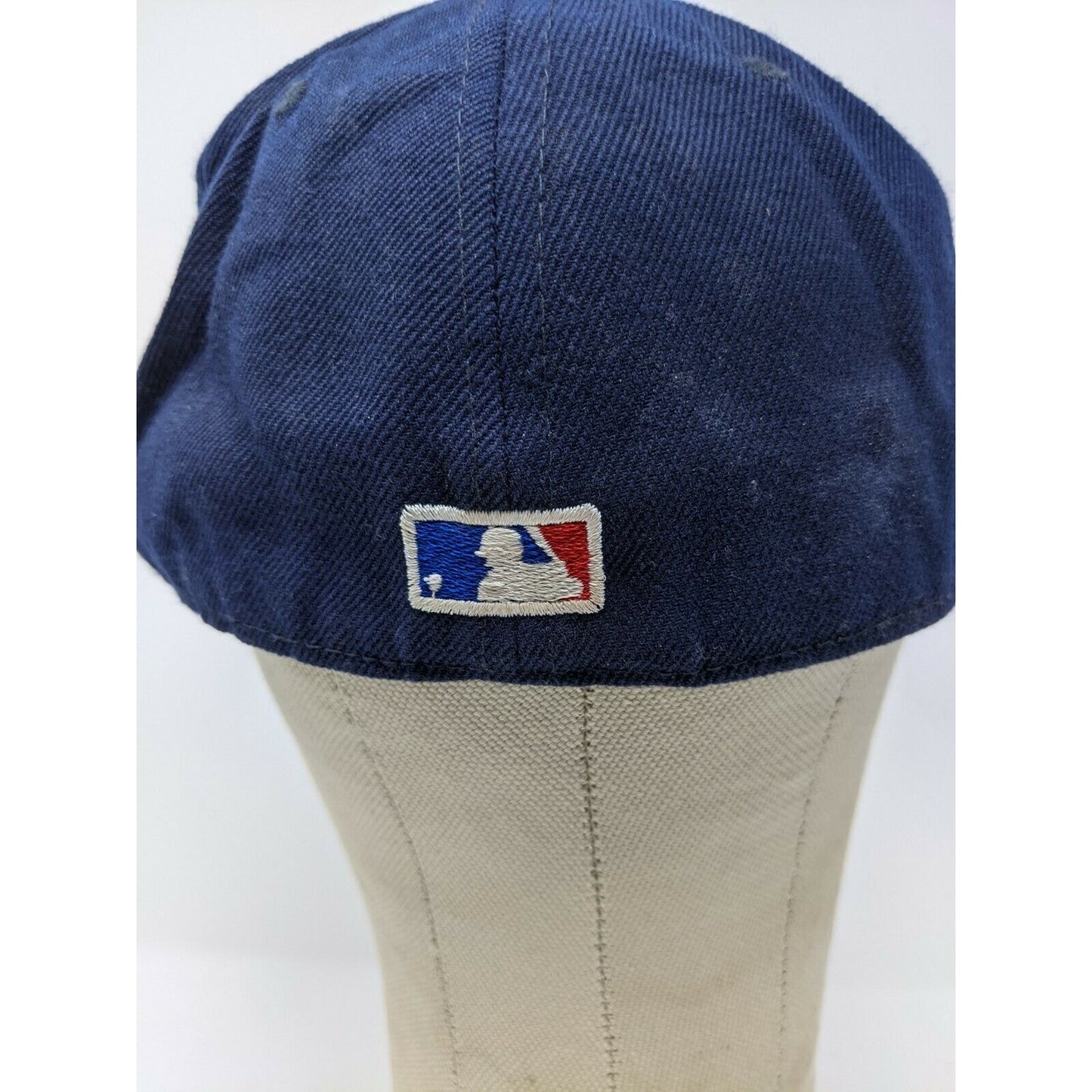New Era Hat Cap New York Yankees MLB Size 7 1/2 Embroidered Logo Blue Baseball