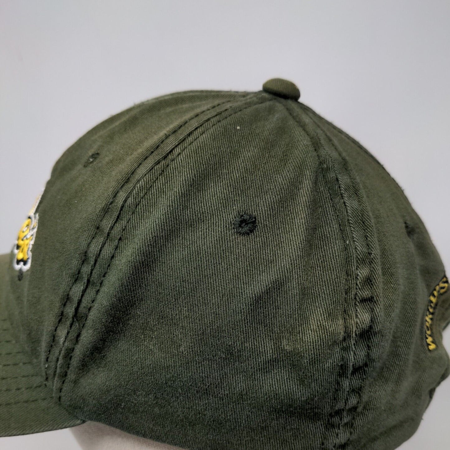 Cabela's Slideback Hat Green One Size Embroidered World's Foremost Outfitter