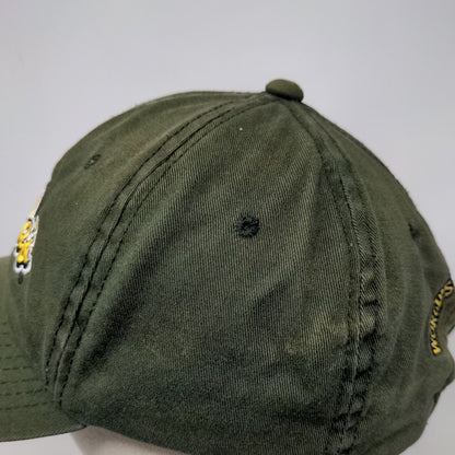 Cabela's Slideback Hat Green One Size Embroidered World's Foremost Outfitter