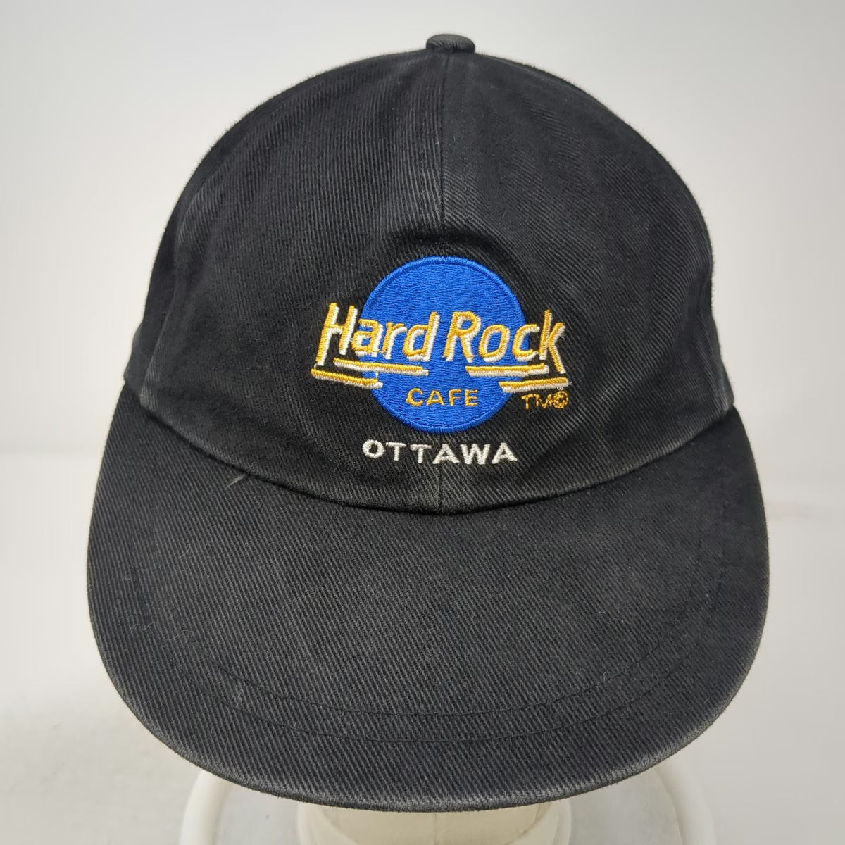 Hard Rock Cafe Baseball Cap Black One Size Ottawa Instant Karma Slideback Hat