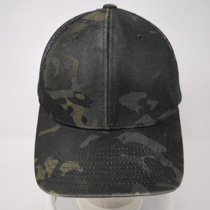 The Classics Yupoong Snapback Trucker Hat Multi One Size Mesh Back Camo