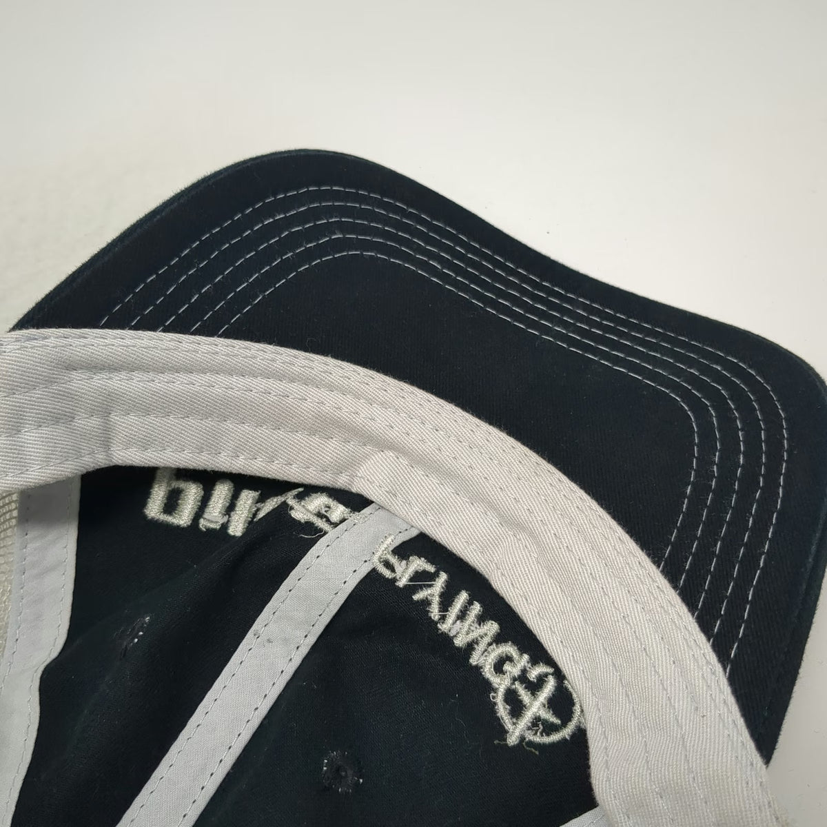 Bacon Pilot Flying J Baseball Cap Black OSFM Mesh Back Trucker Hat Embroidered