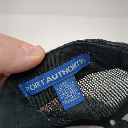 JSP Snapback Mesh Back Trucker Hat Gray One Size Port Authority 6 Panel