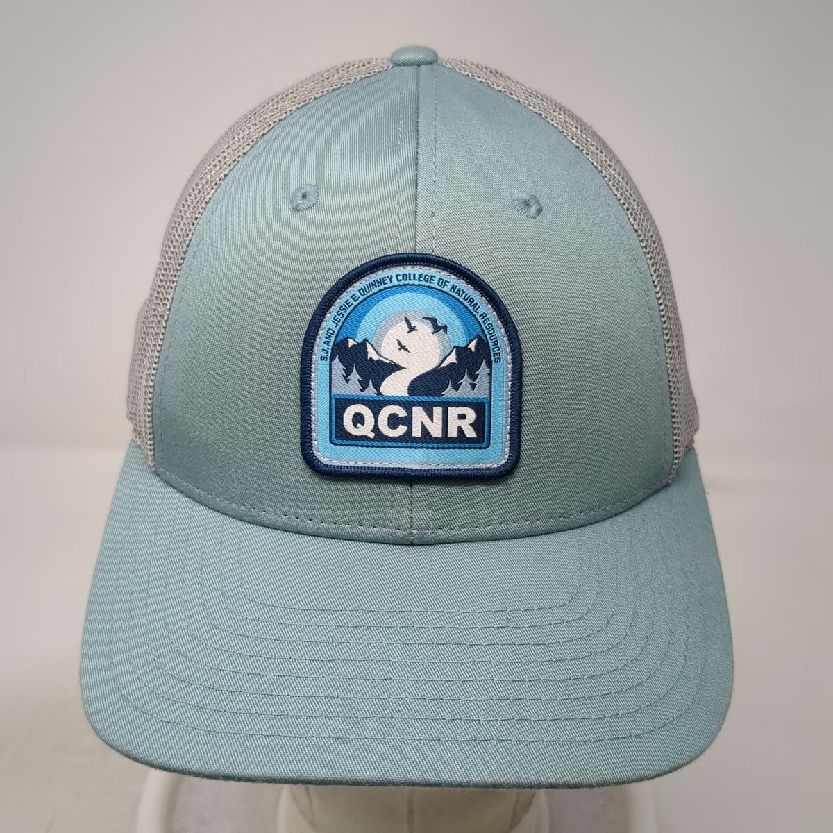 Richardson Trucker Hat Blue L QCNR College of Natural Resources Mesh Snapback