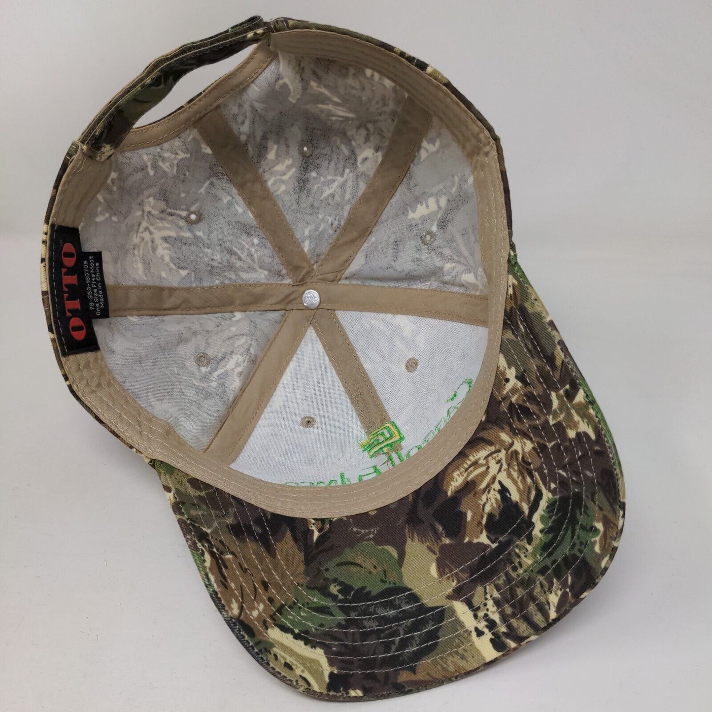 Carroll Fulmer Logistics Strapback Hat Camo OSFM Embroidered Otto