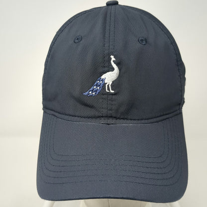 ahead Baseball Cap Blue One Size Peacock Staff Performance Adjustable Strap Hat