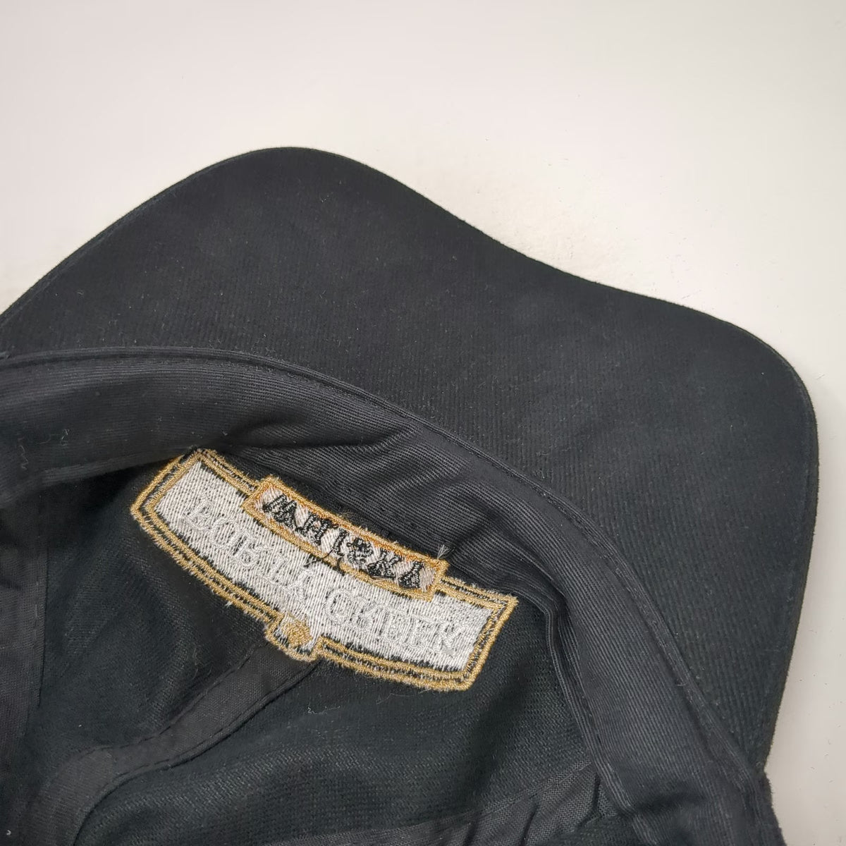 AJM International Forty Creek Whisky Baseball Cap Black Brown One Size Suede