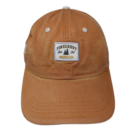 Pinecrest Golf Course Slideback Hat Orange One Size Classic Cut Ahead
