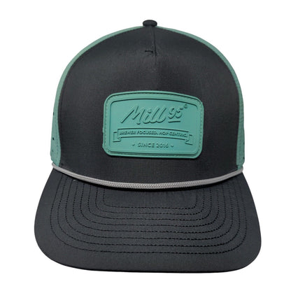 Mill 95 Patch Snapback Rope Hat Multi One Size Laser Cut Colorblock
