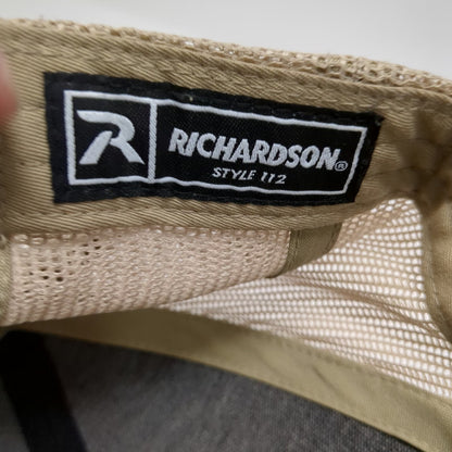 Richardson Trucker Hat Brown One Size Brundage Mountain Resort Patch Snapback