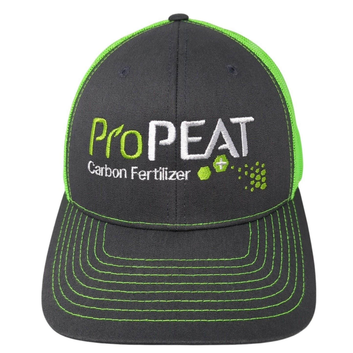 ProPeat Carbon Fertilizer Snapback Mesh Back Trucker Hat Multi One Size