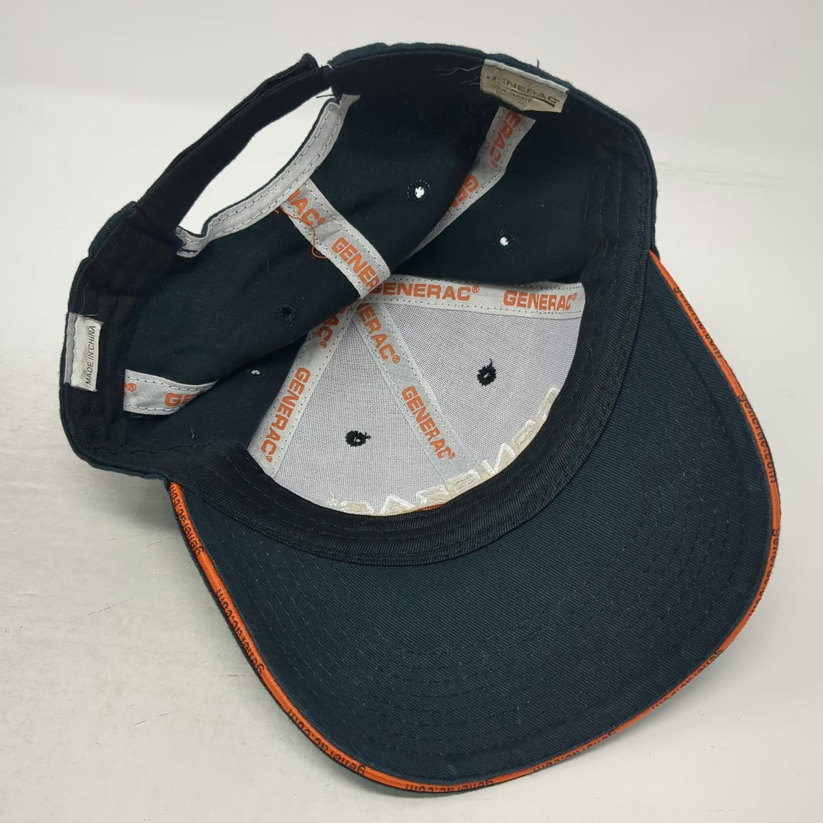 Generac Baseball Cap Blue One Size Strapback Logo Embroidered Power Systems Hat