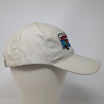 Hit Wear Cannabis Caravan Van Embroidered Beige Baseball Cap One Size Strapback