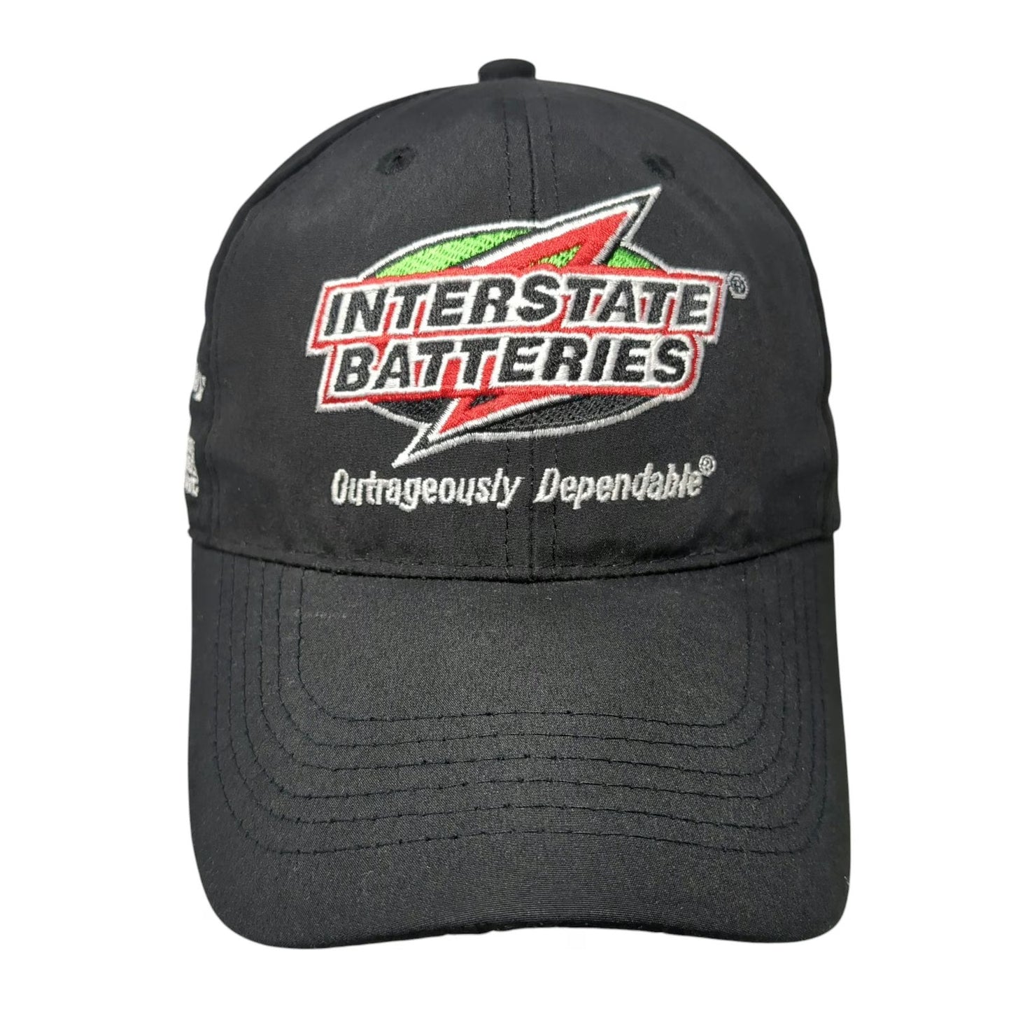 Interstate Batteries Joe Gibbs Racing Black One Size Baseball Cap Hat NASCAR