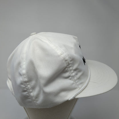 Koch Snapback Rope Hat White One Size Adjustable Embroidered Outdoor
