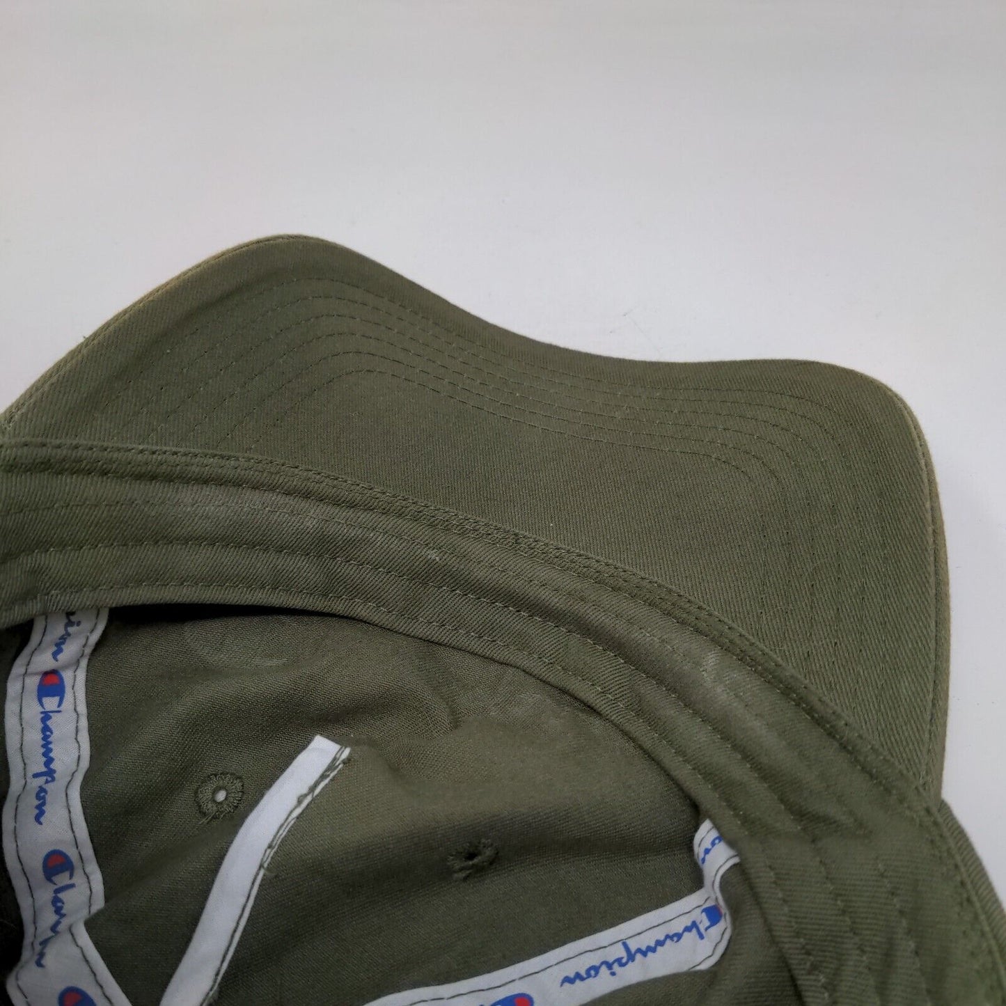 Champion Slideback Hat Green OSFA Adjustable Solid Vent Holes