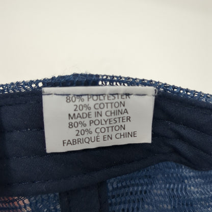 Great Circle Snapback Rope Trucker Hat Blue One Size Mesh Back Outdoor