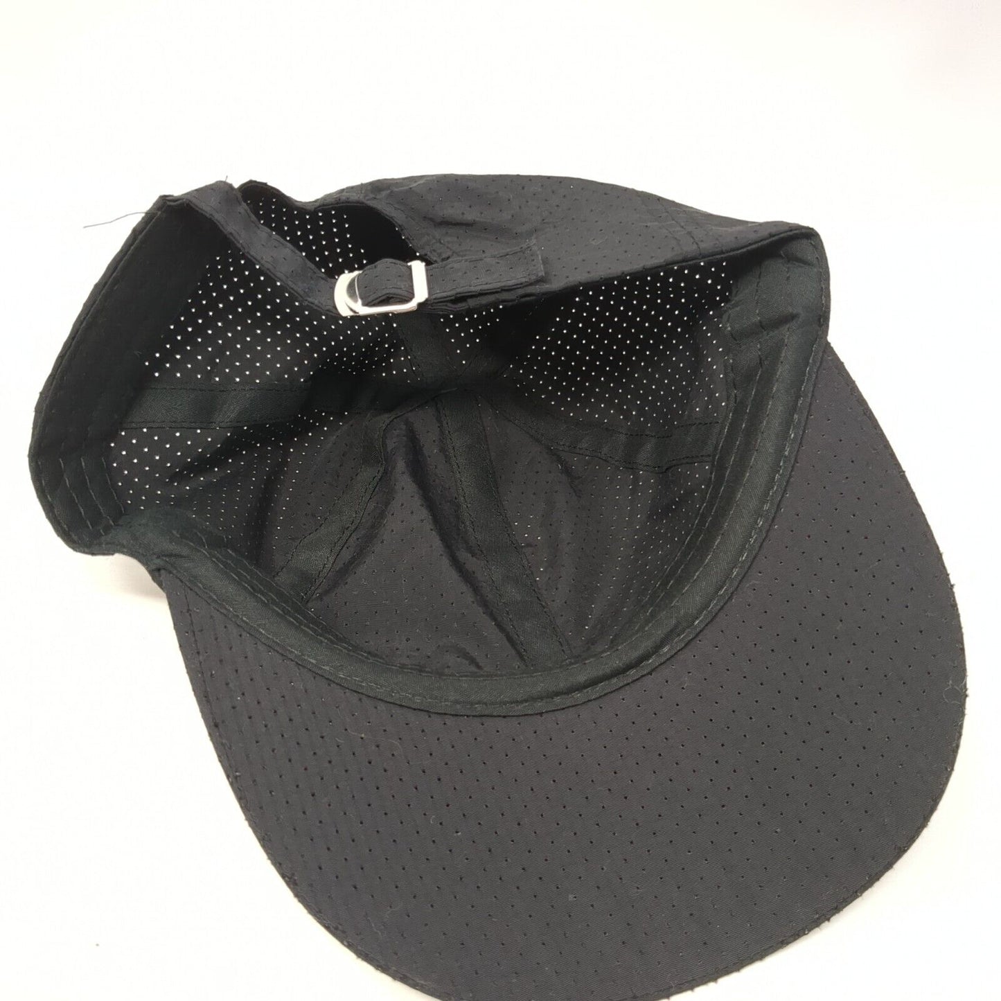 Unbranded Slideback Hat Black One Size Adjustable Breathable 6 Panel Blank