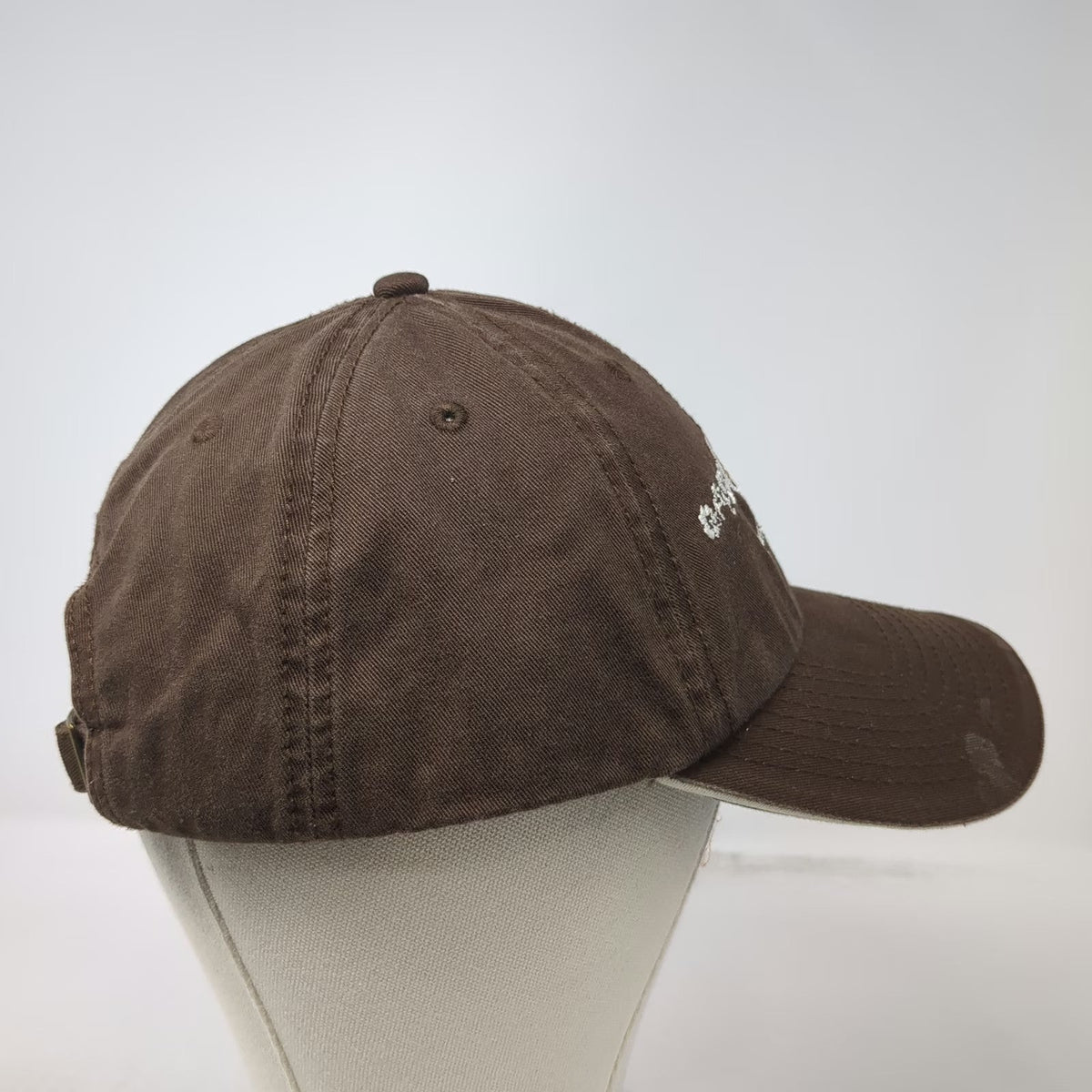 Invasion Baseball Cap Brown Gold One Size Puerto Vallarta Souvenir Hat Slideback