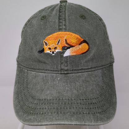 Eco Baseball Cap Green One Size Fox Lewis & Clark National Historic Trail Hat