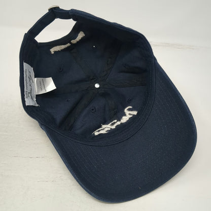 Montage Baseball Cap Blue One Size Laguna Beach Cotton Embroidery Script Hat