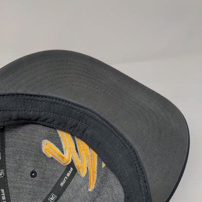 Letter M Fitted Hat Blue L/XL OTS Lite Embroidered Breathable 6 Panel Richardson