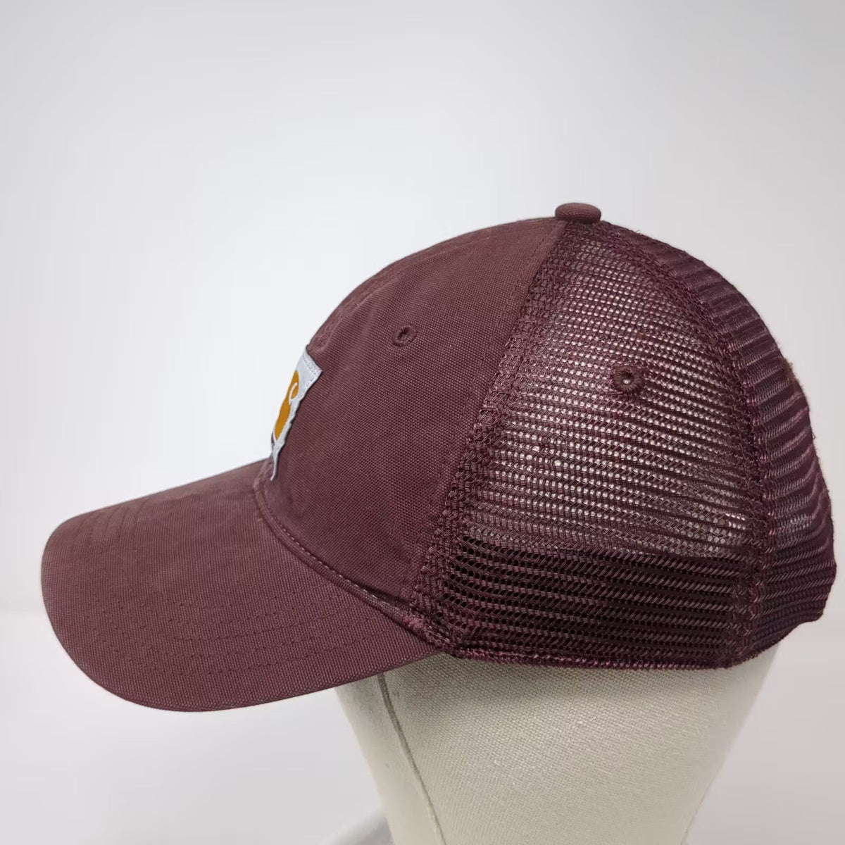 Carhartt Trucker Hat Purple White Gold One Size Snapback Mesh Back Adjustable