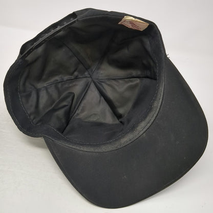 Mad Hatters Gore-Tex 5 Panel Hat Black One Size Snapback Side Logo Embroidery