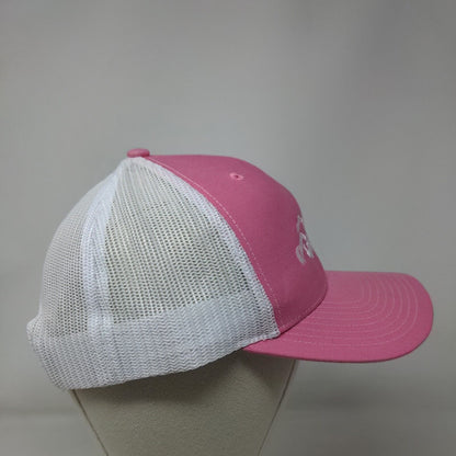 WEI Wright Excavating Inc Mesh Back Trucker Hat Pink One Size Richardson