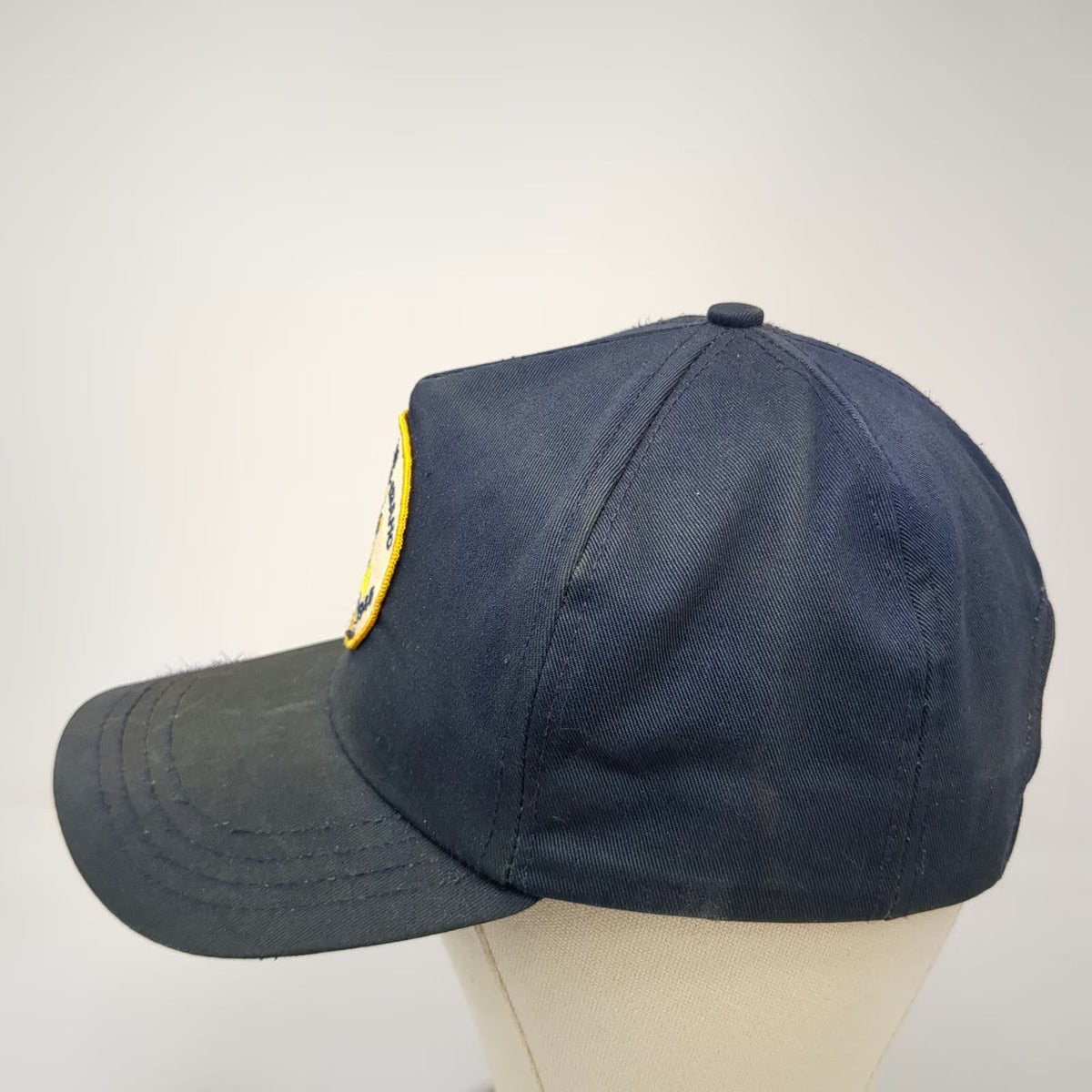 Langenberg Hat Co 5 Panel Blue One Size USN Farragut Idaho Snapback Anchor USA