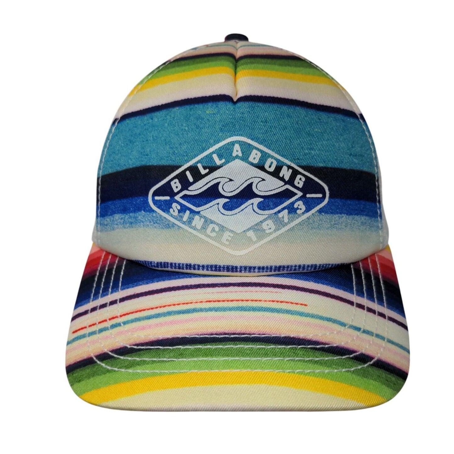 Billabong Since 1973 Snapback Trucker Hat Multicolor OS Adjustable Mesh Back