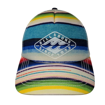 Billabong Since 1973 Snapback Trucker Hat Multicolor OS Adjustable Mesh Back