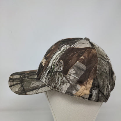 Fastenal Strapback Hat Camo One Size Embroidered Adjustable 6 Panel