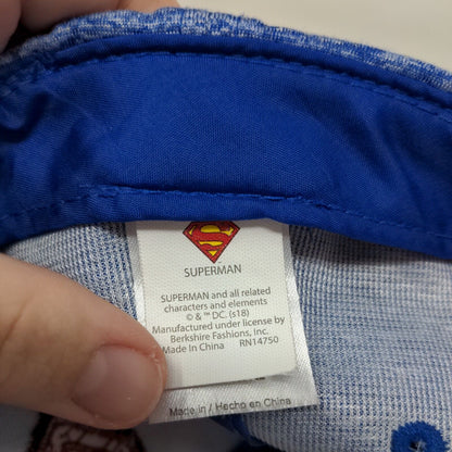 Superman Boy's Snapback Hat Blue Red Size OS Embroidered Logo