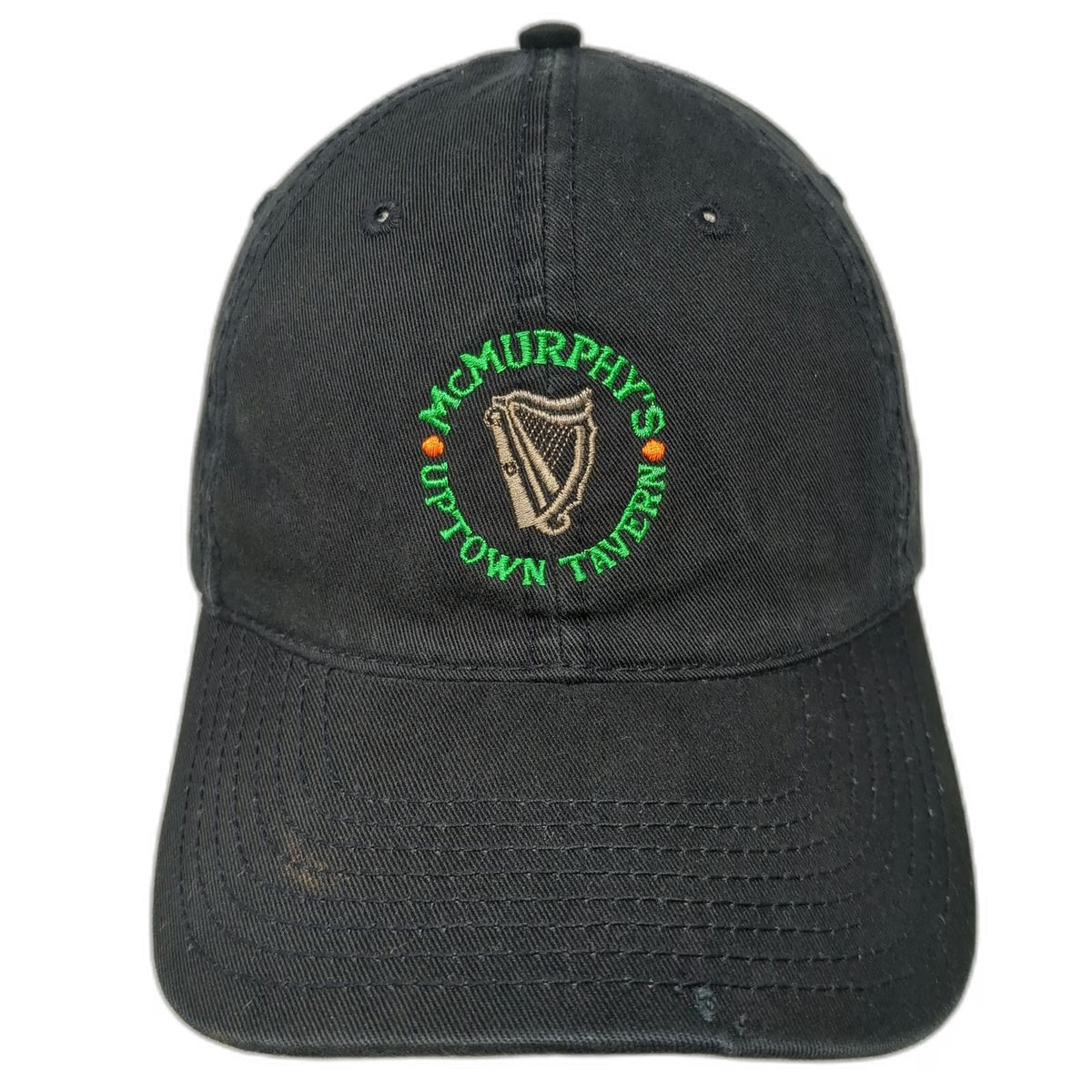 The Game McMurphy's Uptown Tavern Baseball Cap Black One Size Harp Amherst MA