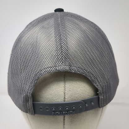 Richardson Trucker Hat Black One Size Hawktech Purple Eagle Mesh Snapback