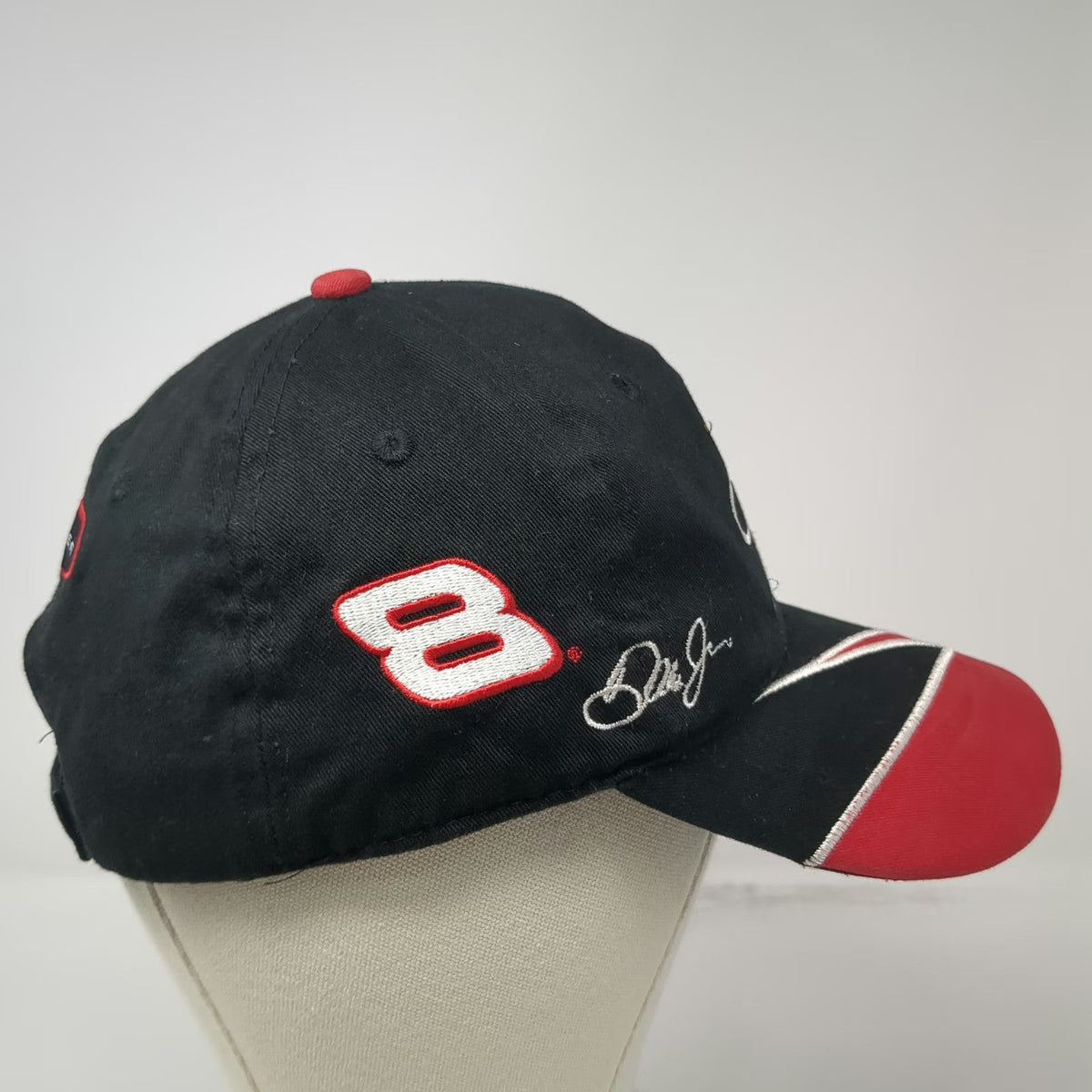 Winners Circle Baseball Cap Black One Size Budweiser Racing 8 Signature Hat