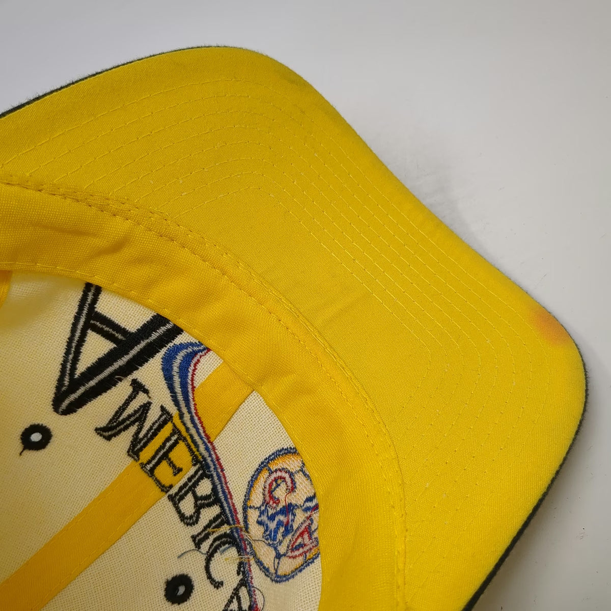 B.T.C. Club America Soccer Baseball Cap Yellow One Size Strapback Mexico Hat