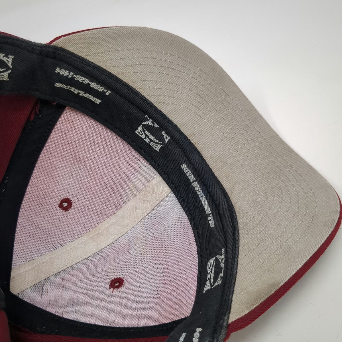Big Play Washington State Cougars NCAA Cap Red 7 3/4 Fitted Gray Underbrim USA