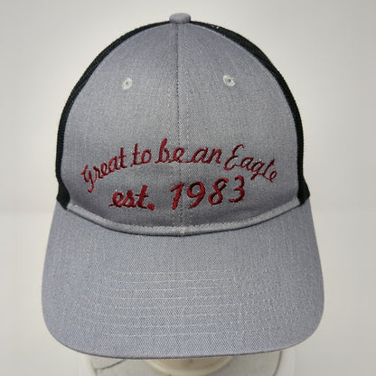 Great to Be An Eagle Est. 1983 Snapback Trucker Hat Gray OS Mesh Port Authority