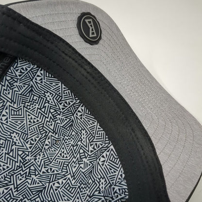 Melin 5 Panel Black Hat L Camo Mesh Snapback Perforated Odyssey Hydro Tech Cap