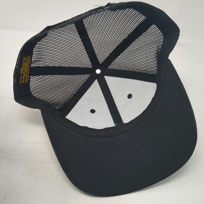 Yupoong Trucker Hat Black One Size The Masonry Center Mesh Snapback Hat Logo