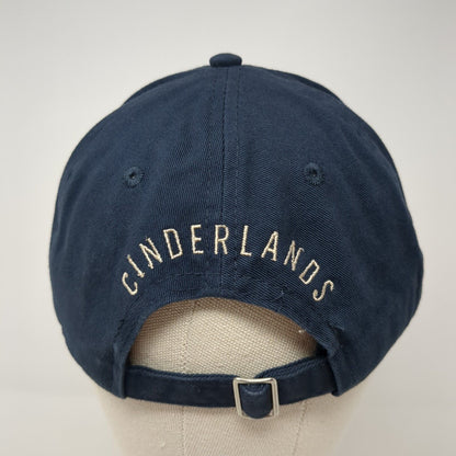 CB CO Cinderlands Slideback Hat Blue One Size Adjustable Embroidered