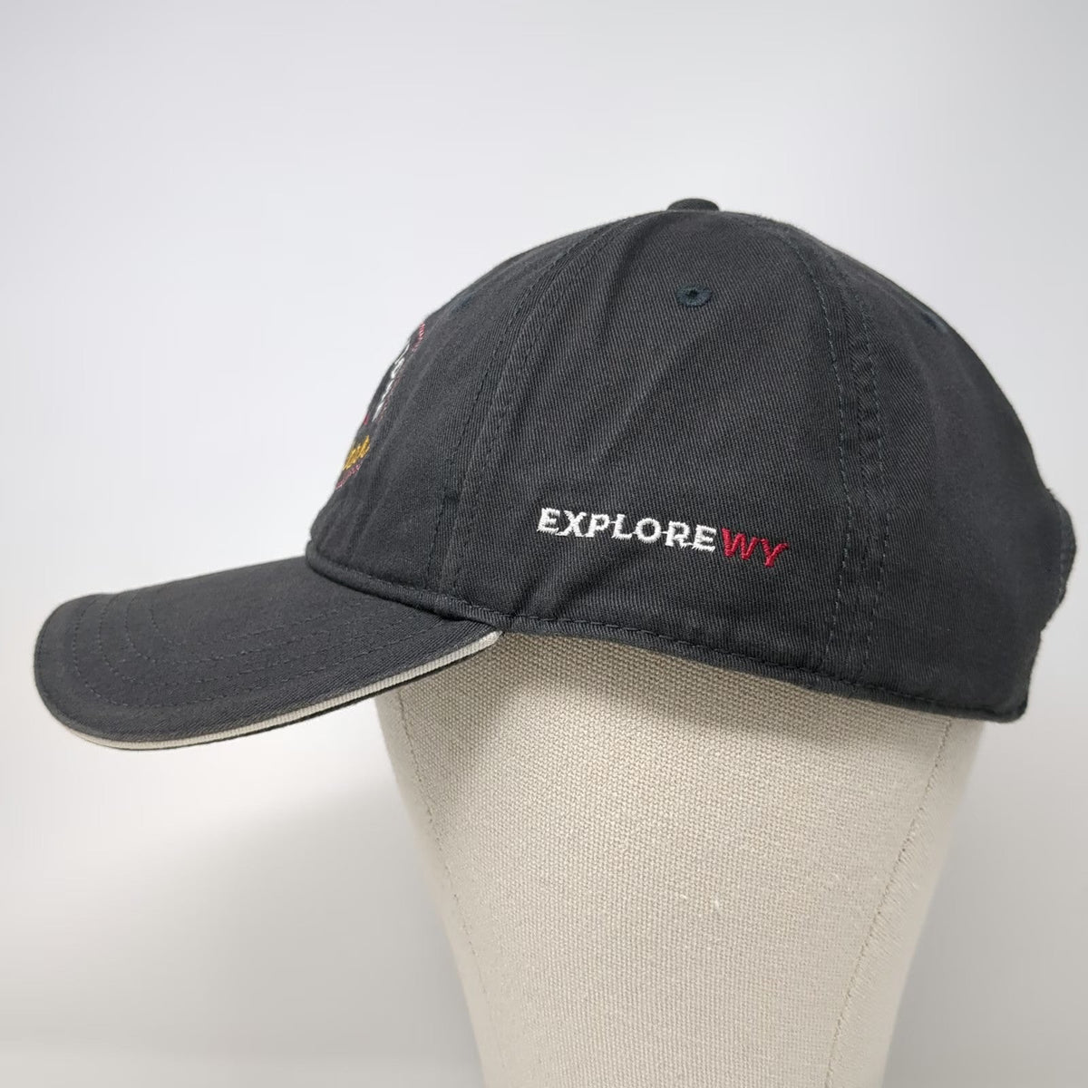 Camp David Yellowstone National Park Gray Baseball Cap One Size Strapback WY