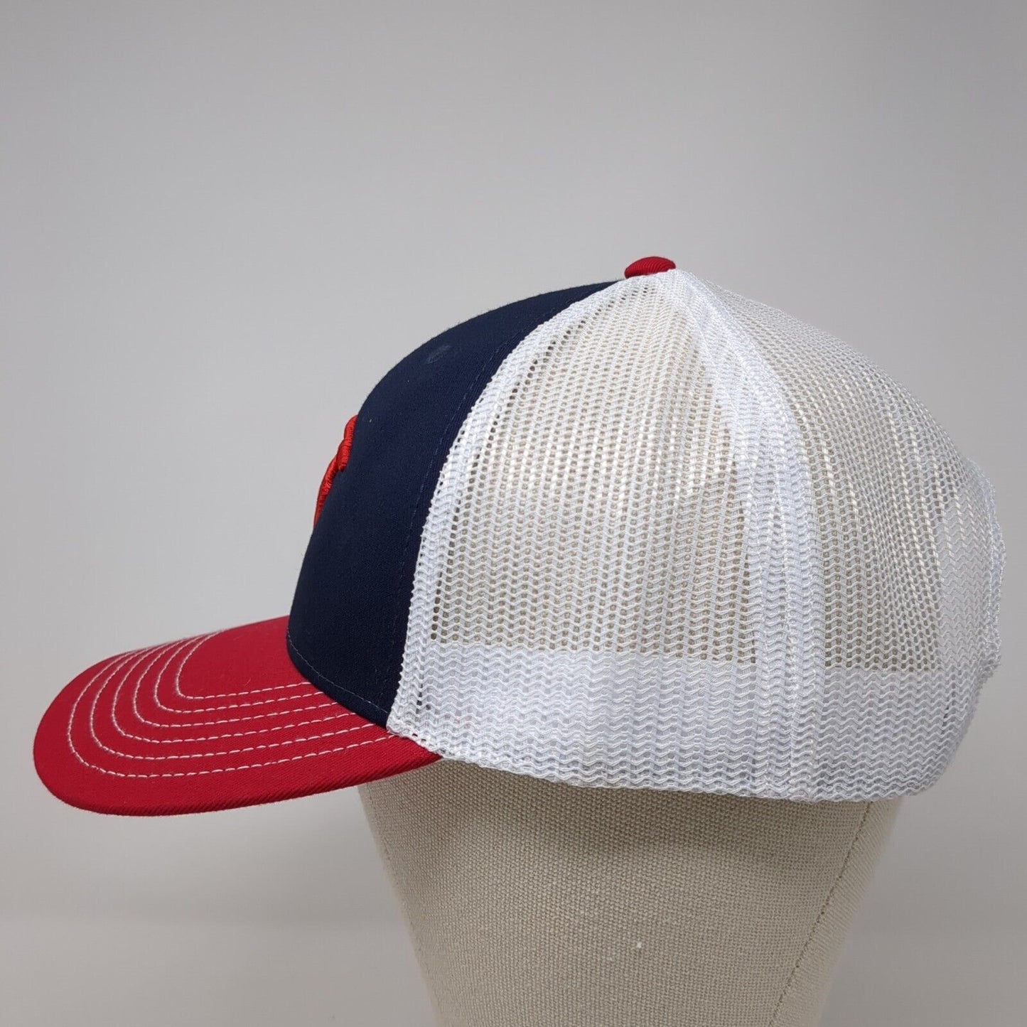 Cap America Snapback Trucker Hat Multi OSFA Embroidered Logo Mesh Back