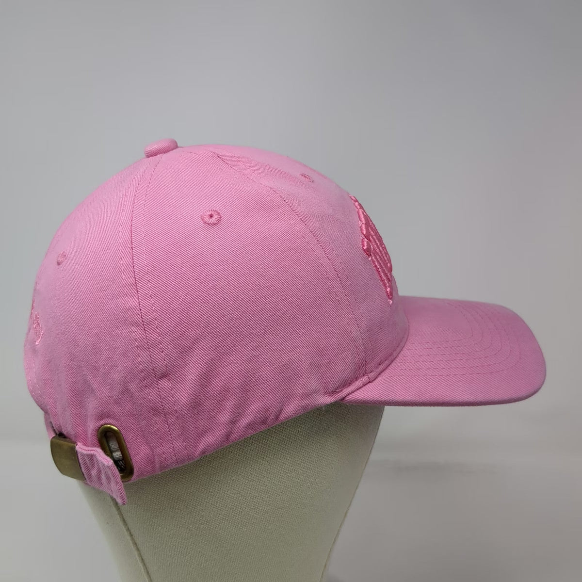 Pink One Size Baseball Cap New York Est 1625 City Cotton Embroidered Hat
