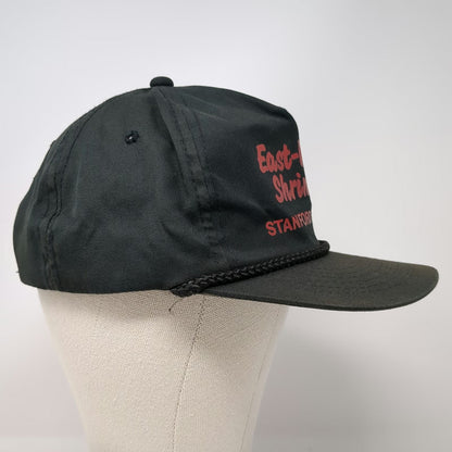 Young An 5 Panel Black Hat OSFM East West Shriners Stanford Stadium Rope Brim